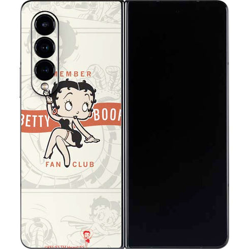 Betty Boop Member Fan Club Galaxy Z Fold4 5G Skin